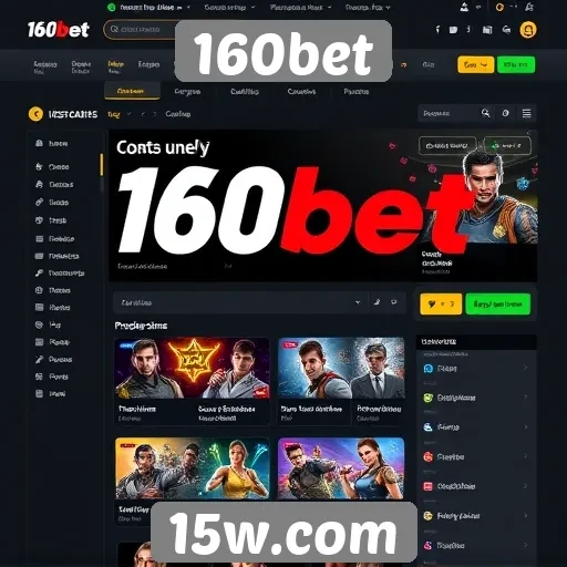 Interface do usuário do 160bet é intuitiva e moderna